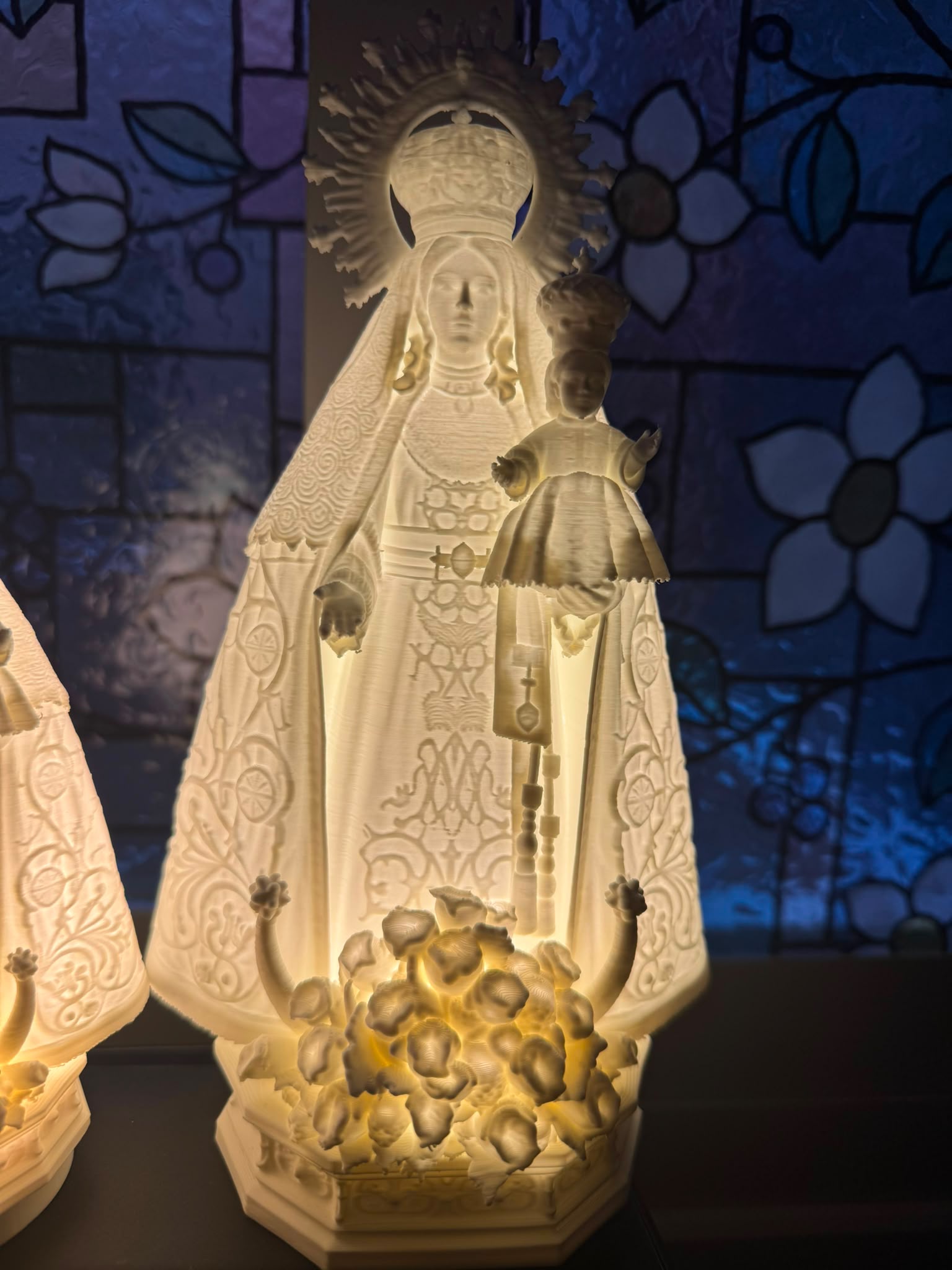 lámpara decorativa virgen del rosario (3) lámpara decorativa virgen del rosario (3)