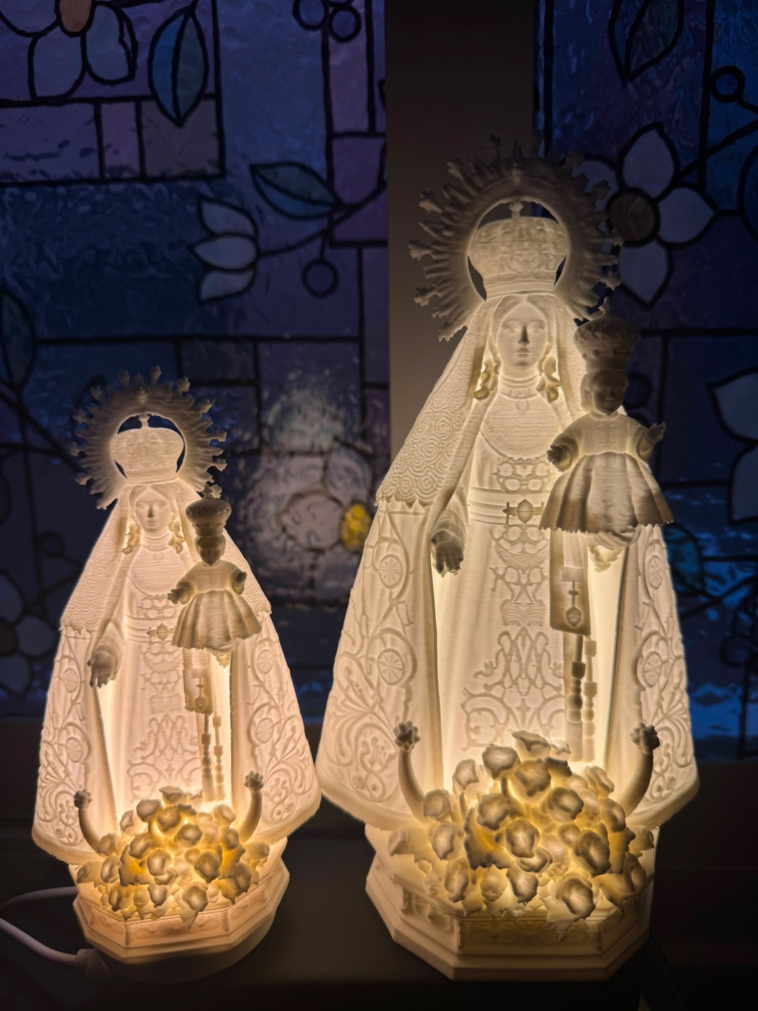 lámpara decorativa virgen del rosario (5) lámpara decorativa virgen del rosario (5)