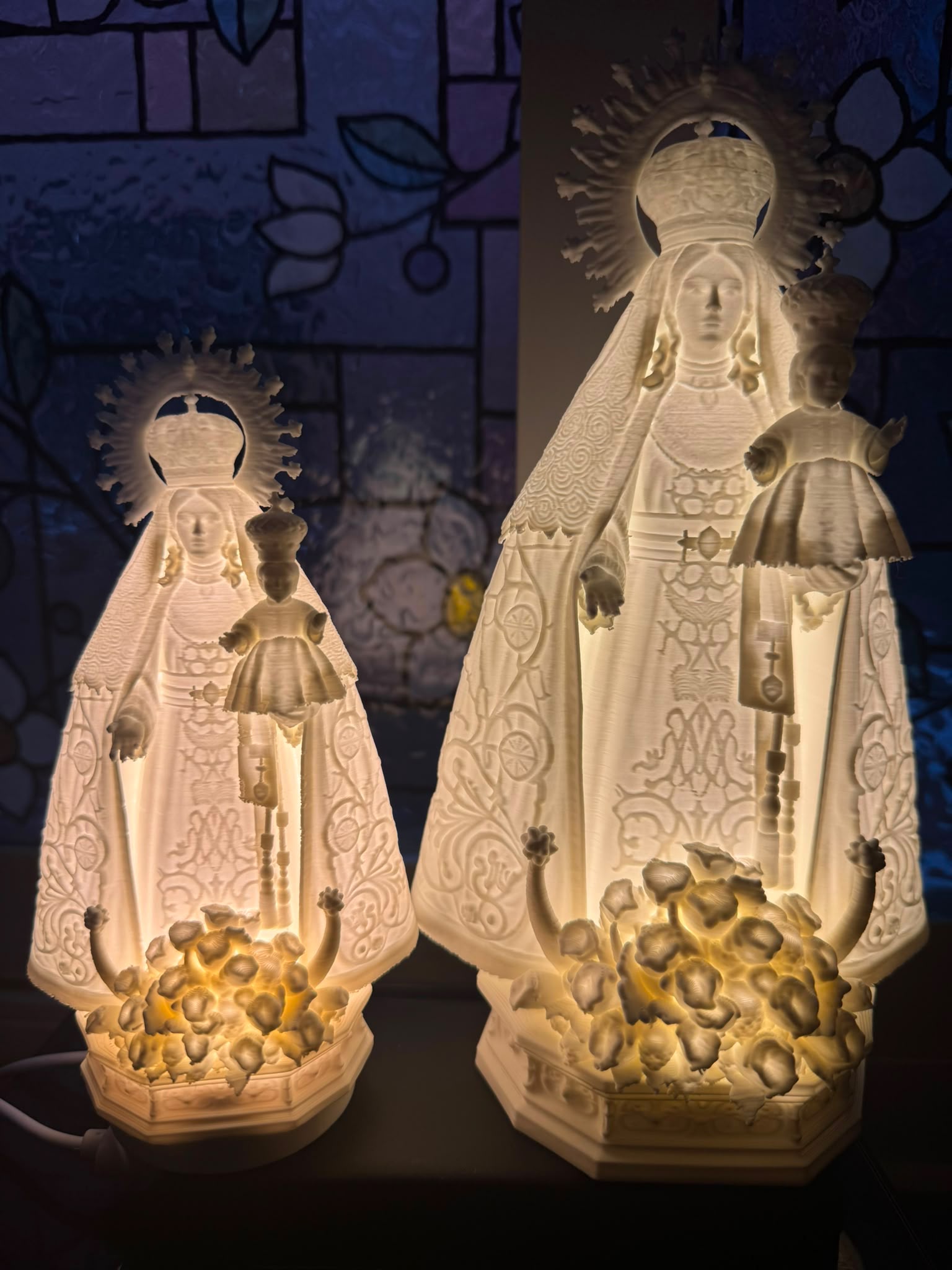 lámpara decorativa virgen del rosario (6) lámpara decorativa virgen del rosario (6)